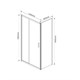 VINCEA Garda Душевой уголок прямоугольный размер 120x80 см, двери раздвижные, профиль - брашированное золото / стекло - прозрачное VSR-1G8012CLG - фото 315599