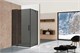 VINCEA Extra Душевой уголок прямоугольный размер 80x90 см, двери распашные, профиль - черный / стекло - тонированное VSR-1E809090CGB - фото 315706