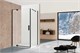VINCEA Extra Душевой уголок прямоугольный размер 100x80 см, двери распашные, профиль - черный / стекло - прозрачное VSR-1E809010CLB - фото 315712