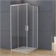 VINCEA Rapid-N Душевой уголок квадратный/прямоугольный размер 110x70 см, двери раздвижные, профиль - хром / стекло - прозрачное VSS-3RN8012E10CL - фото 316023