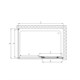 VINCEA Soft Душевой уголок прямоугольный размер 130x80 см, двери раздвижные, профиль - вороненая сталь / стекло - прозрачное VSR-3SO8013CLGM - фото 316136