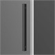 VINCEA Soft Душевой уголок прямоугольный размер 130x90 см, двери раздвижные, профиль - вороненая сталь / стекло - прозрачное VSR-3SO9013CLGM - фото 316144