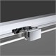 VINCEA Soft Душевой уголок прямоугольный размер 140x90 см, двери раздвижные, профиль - черный / стекло - прозрачное VSR-3SO9014CLB - фото 316162