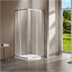 VINCEA Garda Душевой уголок прямоугольный размер 120x80 см, двери раздвижные, профиль - хром / стекло - прозрачное VSS-1G8012CL - фото 316378