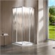 VINCEA Garda Душевой уголок прямоугольный размер 120x80 см, двери раздвижные, профиль - хром / стекло - шиншилла VSS-1G8012CH - фото 316545