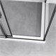 VINCEA Slim-N Душевой уголок прямоугольный размер 130x80 см, двери раздвижные, профиль - черный / стекло - прозрачное VSR-4SN8013CLB - фото 317158