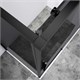 VINCEA Slim-N Душевой уголок прямоугольный размер 120x90 см, двери раздвижные, профиль - черный / стекло - тонированное VSR-4SN9012CGB - фото 317217