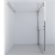 VINCEA Garda Душевой уголок прямоугольный размер 150x80 см, двери раздвижные, профиль - черный / стекло - прозрачное VSR-1G8015CLB - фото 317394