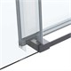 VINCEA Como Soft Душевой уголок прямоугольный размер 130x90 см, двери раздвижные, профиль - вороненая сталь / стекло - прозрачное VSR-1CS9013CLGM - фото 317580