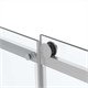 VINCEA Como Soft Душевой уголок прямоугольный размер 150x90 см, двери раздвижные, профиль - хром / стекло - прозрачное VSR-1CS9015CL - фото 317622
