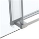 VINCEA Como Soft Душевой уголок прямоугольный размер 150x100 см, двери раздвижные, профиль - хром / стекло - прозрачное VSR-1CS1015CL - фото 317754