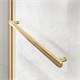VINCEA Slim Soft Душевой уголок прямоугольный размер 120x90 см, двери раздвижные, профиль - брашированное золото / стекло - прозрачное VSR-1SS9012CLG - фото 317788