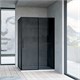VINCEA Slim Soft Душевой уголок прямоугольный размер 120x90 см, двери раздвижные, профиль - черный / стекло - тонированное VSR-1SS9012CGB - фото 317791