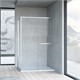 VINCEA Slim Soft Душевой уголок прямоугольный размер 150x100 см, двери раздвижные, профиль - хром / стекло - прозрачное VSR-1SS1015CL - фото 317826