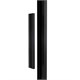 VINCEA Slim Soft Душевой уголок прямоугольный размер 150x100 см, двери раздвижные, профиль - черный / стекло - прозрачное VSR-1SS1015CLB - фото 317867