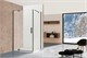 VINCEA Extra Душевой уголок прямоугольный размер 90x90 см, двери распашные, профиль - вороненая сталь / стекло - прозрачное VSR-1E901090CLGM - фото 317877
