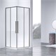 VINCEA Slim-N Душевой уголок прямоугольный размер 100x90 см, двери раздвижные, профиль - хром / стекло - прозрачное VSS-4SN9010CLGM - фото 318212