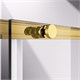 VINCEA Slim-N Душевой уголок прямоугольный размер 120x80 см, двери раздвижные, профиль - брашированное золото / стекло - прозрачное VSR-4SN8012CLG - фото 318270