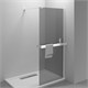 VINCEA Walk in HR Душевая перегородка ширина 90 см, профиль - хром / стекло - тонированное VSW-4HR900CG - фото 318730