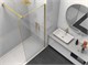 VINCEA Walk in HS Душевая перегородка ширина 90 см, профиль - брашированное золото / стекло - прозрачное VSW-1HS900CLG - фото 318894
