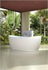 VINCEA Ванна Solid Surface VBT-6S03MW, 1700*800*630, белый мат., слив-перелив в комплекте VBT-6S03MW - фото 319125