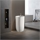 VINCEA Раковина керамическая VBS-2P202, 500*460*880, напольная, цвет белый VBS-2P202 - фото 319390