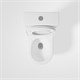 VINCEA Globo Унитаз-компакт Tornado Globo VT2-14T, белый, ультратонкое сиденье soft-close, P-trap VT2-14T - фото 319411