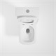 VINCEA Q-Line Унитаз-компакт Tornado Q-Line VT2-12T, цвет белый, ультратонкое сиденье soft-close, P-trap VT2-12T - фото 319418