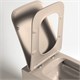 VINCEA Q-Line Унитаз подвесной Q-Line VT1-12MC безободковый, цвет капучино мат., ультратонкое soft close сиденье VT1-12MC - фото 319454