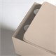 VINCEA Q-Line Унитаз подвесной Q-Line VT1-12MC безободковый, цвет капучино мат., ультратонкое soft close сиденье VT1-12MC - фото 319455