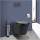 VINCEA Piatti Унитаз подвесной Piatti VT1-11SMB, цвет черный матовый, ультратонкое soft-close сиденье VT1-11SMB