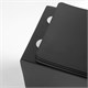 VINCEA Piatti Унитаз подвесной Piatti VT1-11SMB, цвет черный матовый, ультратонкое soft-close сиденье VT1-11SMB