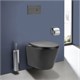 VINCEA Piatti Унитаз подвесной Piatti VT1-11SMA, цвет антрацит матовый, ультратонкое soft-close сиденье VT1-11SMA - фото 319613
