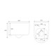 VINCEA Evo Унитаз подвесной Evo VT1-34SMO безободковый, цвет океан матовый, ультратонкое soft-close сиденье VT1-34SMO - фото 319634