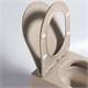 VINCEA Evo Унитаз подвесной Evo VT1-34SMC безободковый, цвет капучино матовый, ультратонкое soft-close сиденье VT1-34SMC - фото 319640