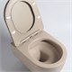 VINCEA Evo Унитаз подвесной Evo VT1-34SMC безободковый, цвет капучино матовый, ультратонкое soft-close сиденье VT1-34SMC - фото 319642
