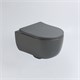 VINCEA Evo Унитаз подвесной Evo VT1-34SMA безободковый, цвет антрацит матовый, ультратонкое soft-close сиденье VT1-34SMA - фото 319654