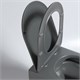 VINCEA Evo Унитаз подвесной Evo VT1-34SMA безободковый, цвет антрацит матовый, ультратонкое soft-close сиденье VT1-34SMA - фото 319658