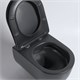 VINCEA Evo Унитаз подвесной Evo VT1-34SMB безободковый, цвет черный матовый, ультратонкое soft-close сиденье VT1-34SMB