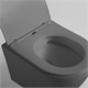 VINCEA Globo Унитаз подвесной Globo VT1-14SMA безободковый, цвет антрацит мат., ультратонкое сиденье soft-close VT1-14SMA