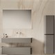 VINCEA База под раковину Caprise 1200 подвесная, 1 выкатной ящик soft close, светло-серый матовый VMC-4CA120MLG