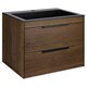 VINCEA База под раковину Chiara 2D 600 подвесная, 2 выкатных ящика soft-close, T.Oak VMC-2C2600TO - фото 319901