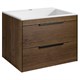 VINCEA База под раковину Chiara 2D 600 подвесная, 2 выкатных ящика soft-close, T.Oak VMC-2C2600TO - фото 319904