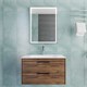 VINCEA База под раковину Chiara 2D 800 подвесная, 2 выкатных ящика soft-close, С.Oak VMC-2C2800CO - фото 319920