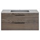 VINCEA База под раковину Chiara 2D 1000 подвесная, 2 выкатных ящика soft-close, R.Oak VMC-2C2100RO - фото 320015