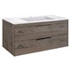 VINCEA База под раковину Chiara 2D 1000 подвесная, 2 выкатных ящика soft-close, R.Oak VMC-2C2100RO - фото 320016