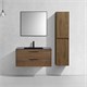 VINCEA База под раковину Chiara 2D 1000 подвесная, 2 выкатных ящика soft-close, T.Oak VMC-2C2100TO - фото 320019