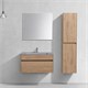 VINCEA База под раковину Chiara 800 подвесная, 1 выкатной ящик soft-close, N.Oak VMC-2C800NO - фото 320126