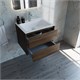 VINCEA База под раковину Luka 600 подвесная, 2 выкатных ящика soft-close, С.Oak VMC-2L600CO - фото 320205