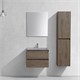 VINCEA База под раковину Luka 600 подвесная, 2 выкатных ящика soft-close, R.Oak VMC-2L600RO - фото 320243